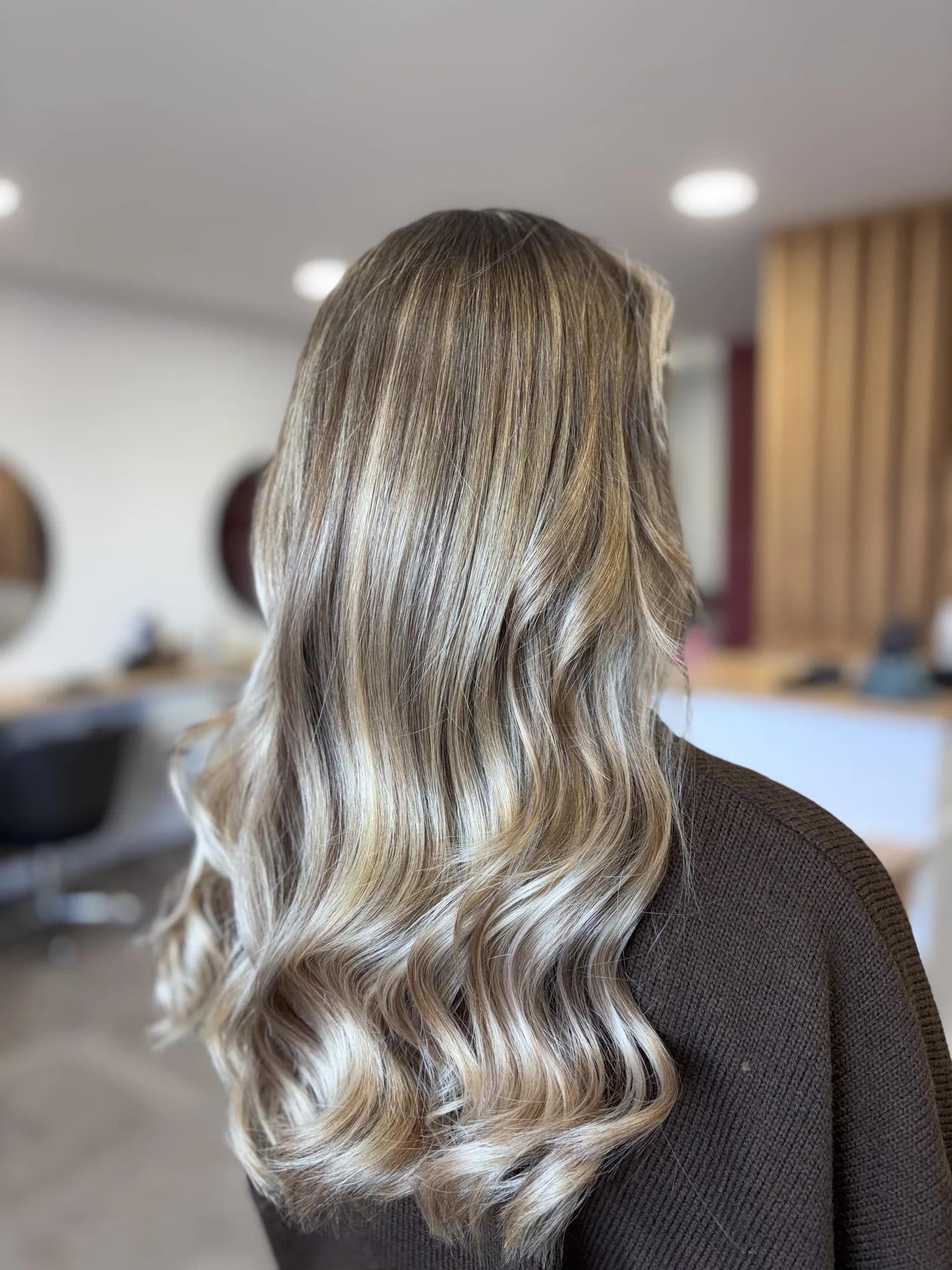 Balayage babylight naturel cheveux longs